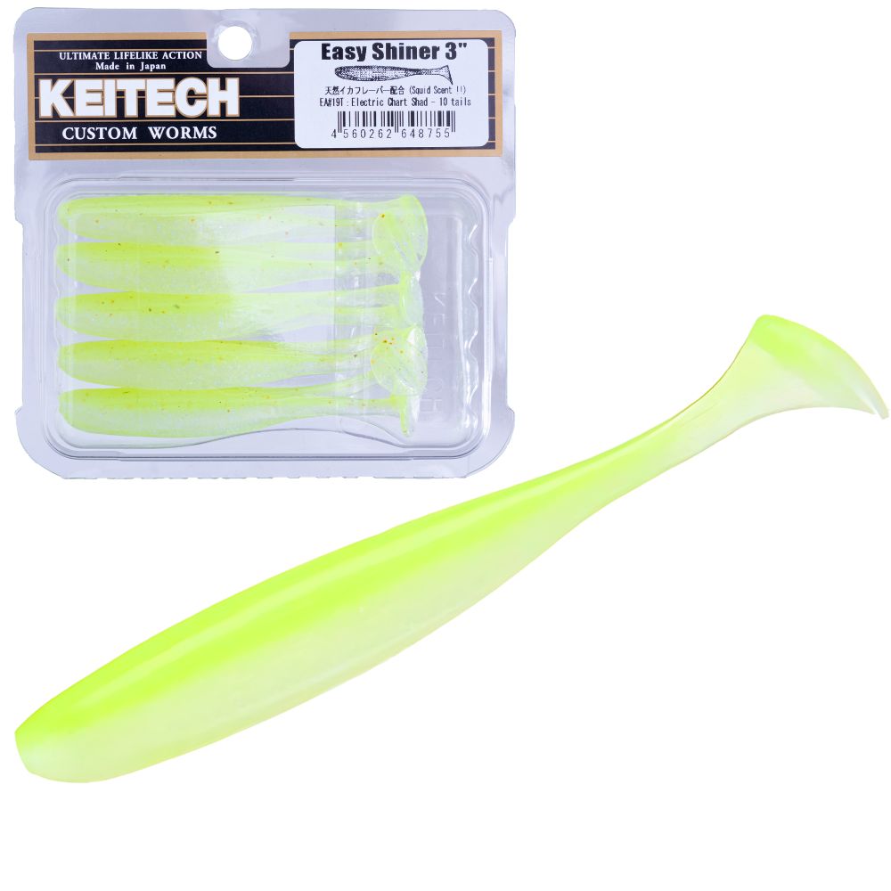 KEITECH Scented Soft Plastic Swimbait Lure EASY SHINER 3” - Image 6