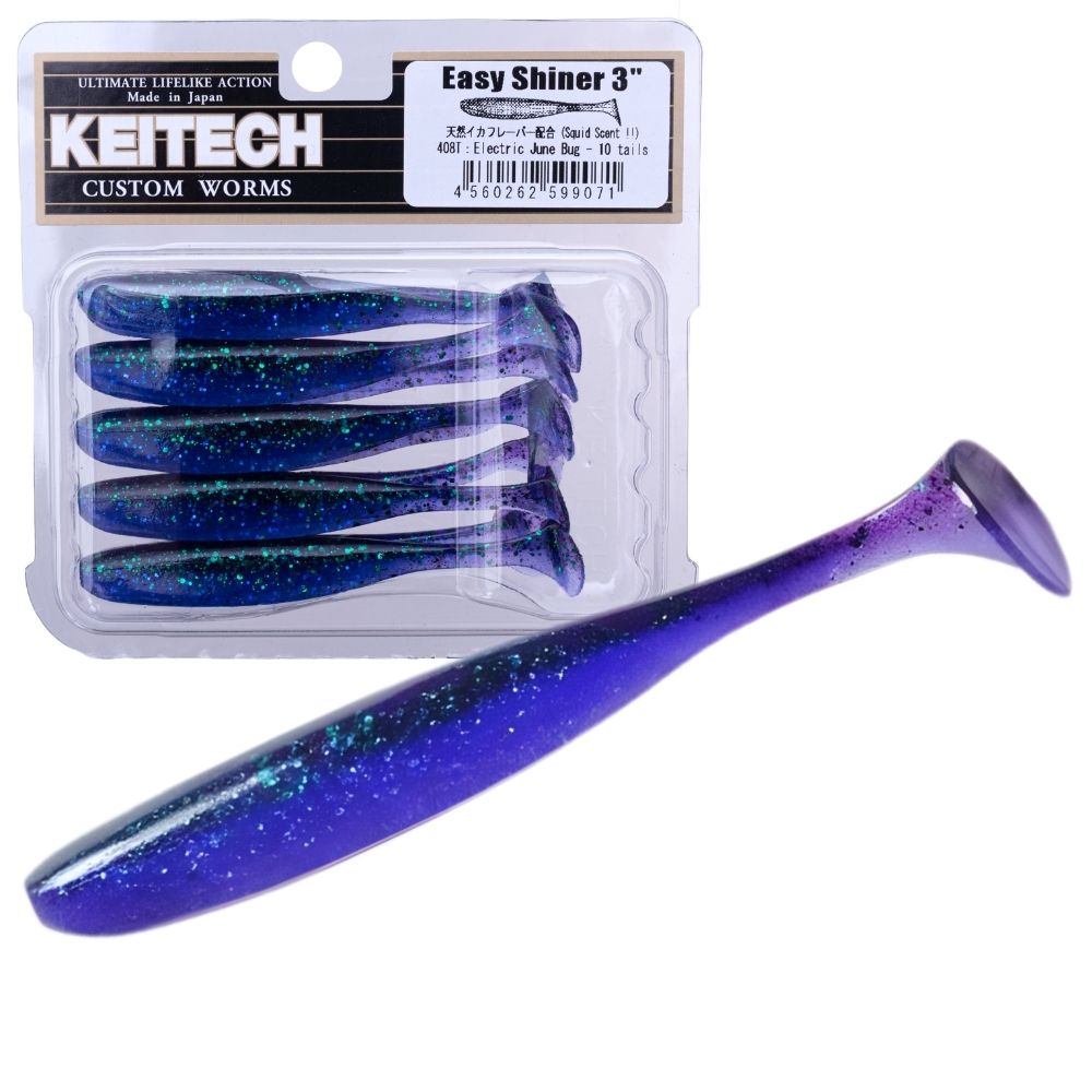 KEITECH Scented Soft Plastic Swimbait Lure EASY SHINER 3” - Image 21