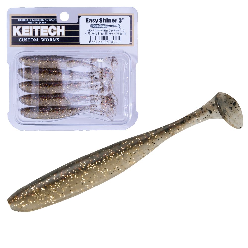 KEITECH Scented Soft Plastic Swimbait Lure EASY SHINER 3” - Image 13