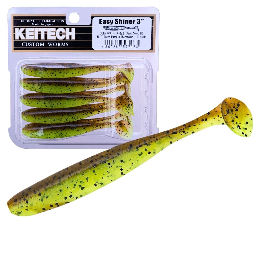 KEITECH Scented Soft Plastic Swimbait Lure EASY SHINER 3” - Image 23