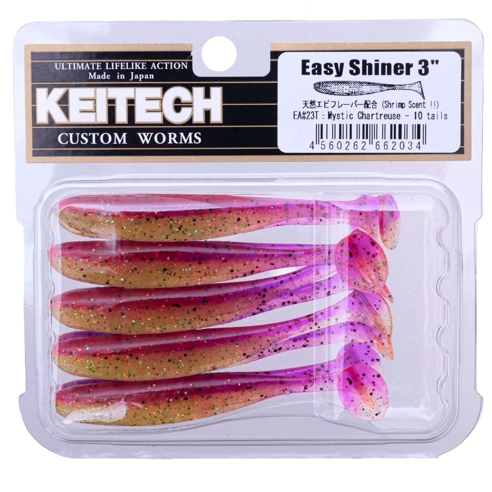 KEITECH Scented Soft Plastic Swimbait Lure EASY SHINER 3” - Image 26