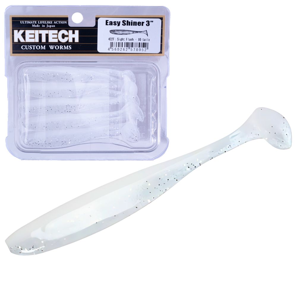 KEITECH Scented Soft Plastic Swimbait Lure EASY SHINER 3” - Image 9