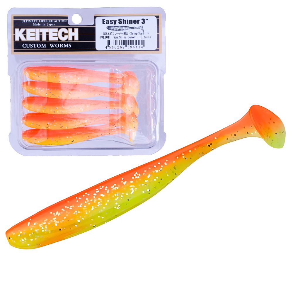KEITECH Scented Soft Plastic Swimbait Lure EASY SHINER 3” - Image 12