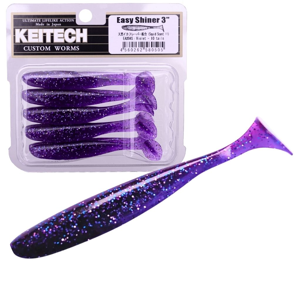 KEITECH Scented Soft Plastic Swimbait Lure EASY SHINER 3” - Image 28