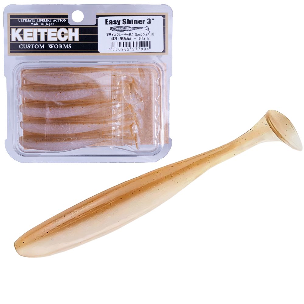 KEITECH Scented Soft Plastic Swimbait Lure EASY SHINER 3” - Image 8