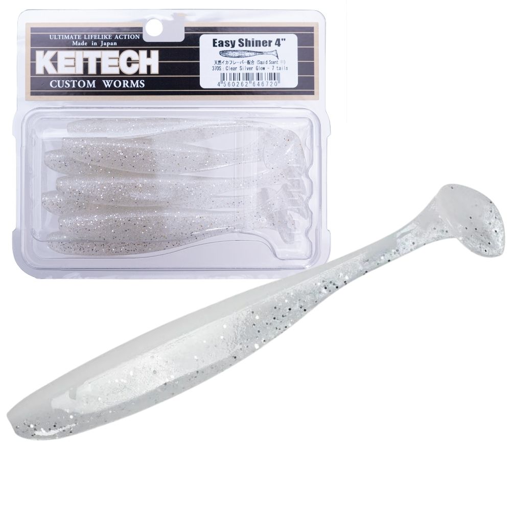 KEITECH Scented Soft Plastic Swimbait Lure EASY SHINER 4” - Image 23