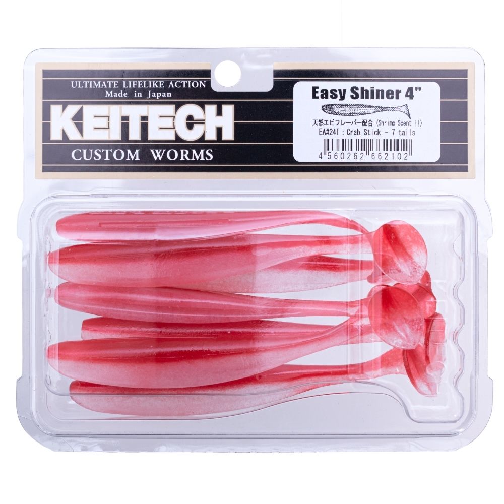 KEITECH Scented Soft Plastic Swimbait Lure EASY SHINER 4” - Image 24