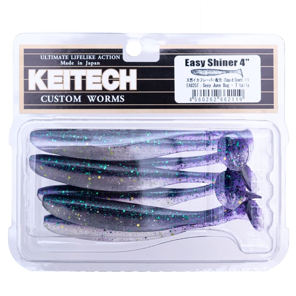 KEITECH Scented Soft Plastic Swimbait Lure EASY SHINER 4” - Image 27