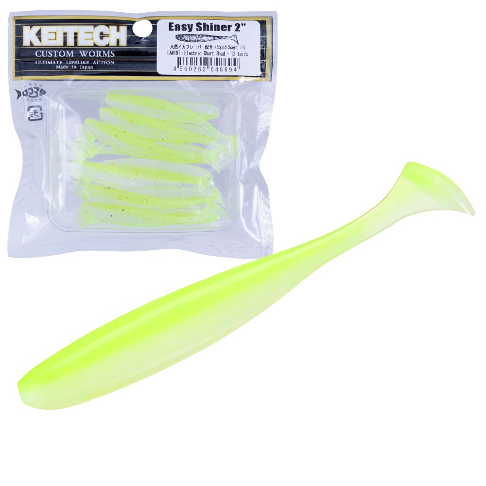 KEITECH Scented Soft Plastic Swimbait Lure EASY SHINER 2” - Image 8