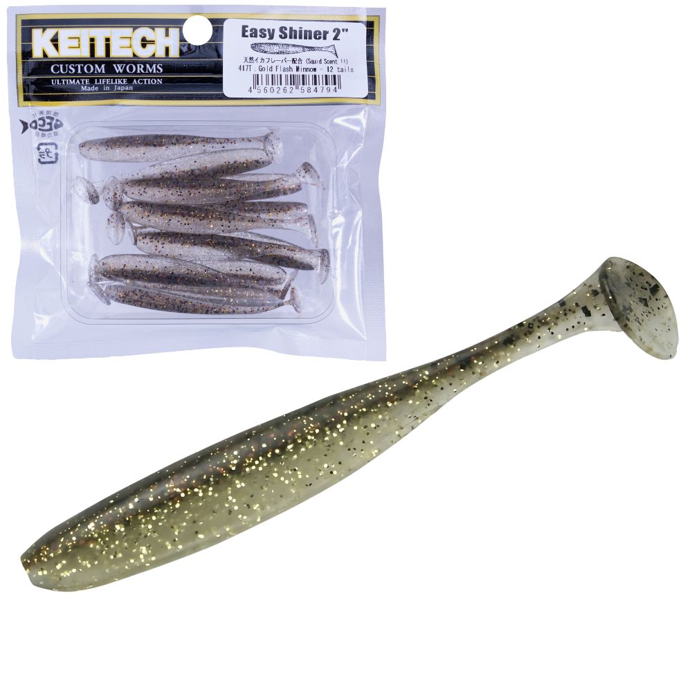 KEITECH Scented Soft Plastic Swimbait Lure EASY SHINER 2” - Image 2