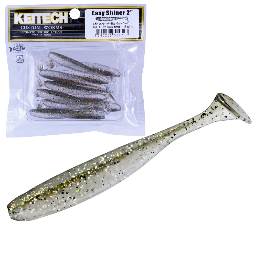 KEITECH Scented Soft Plastic Swimbait Lure EASY SHINER 2” - Image 3