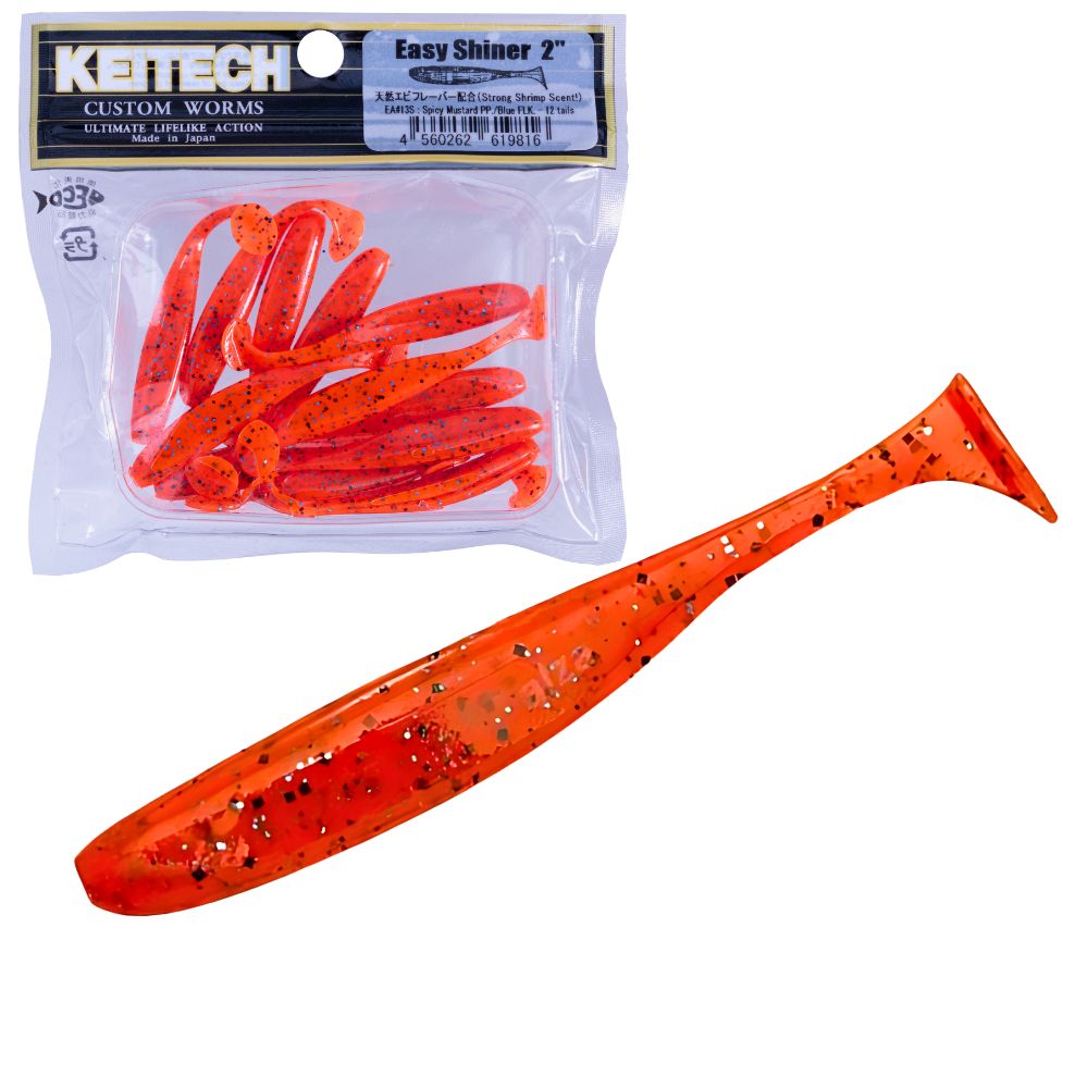 KEITECH Scented Soft Plastic Swimbait Lure EASY SHINER 2” - Image 5