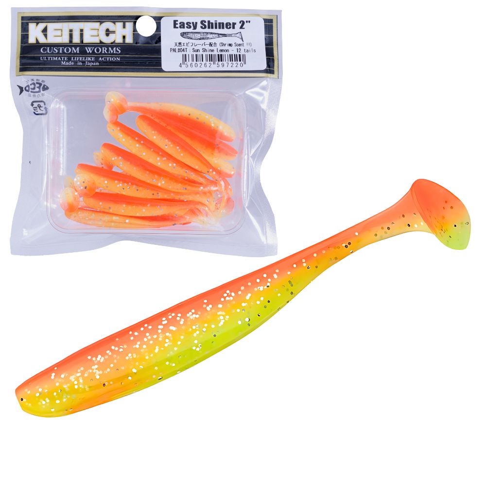 KEITECH Scented Soft Plastic Swimbait Lure EASY SHINER 2” - Image 4