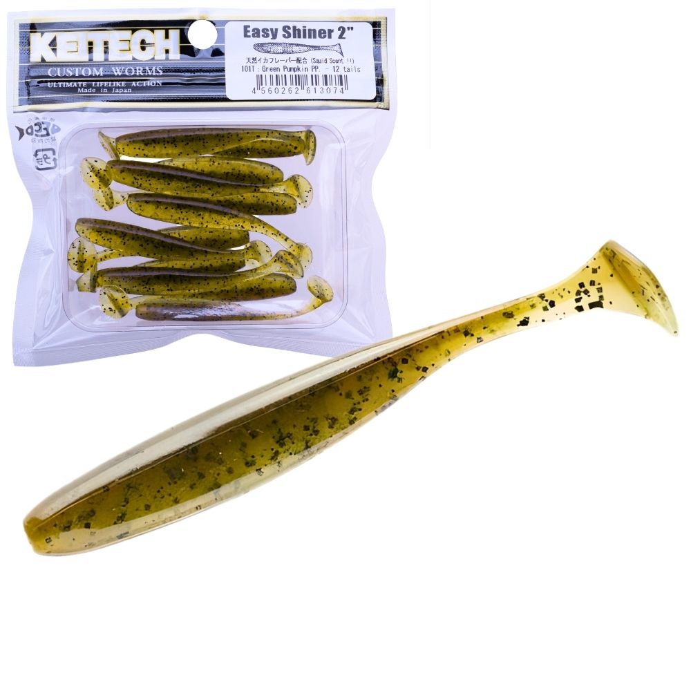 KEITECH Scented Soft Plastic Swimbait Lure EASY SHINER 2” - Image 26