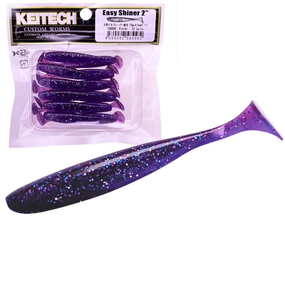 KEITECH Scented Soft Plastic Swimbait Lure EASY SHINER 2” - Image 27