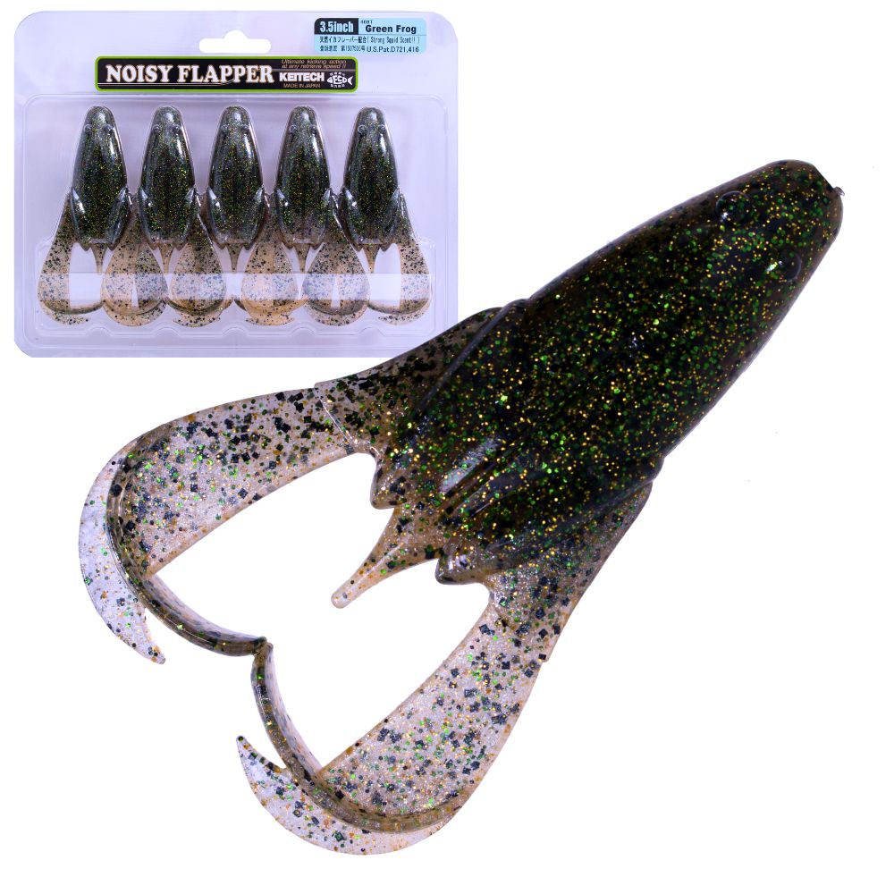 KEITECH Scented Soft Bait Frog Lure NOISY FLAPPER 3.5” - Image 9