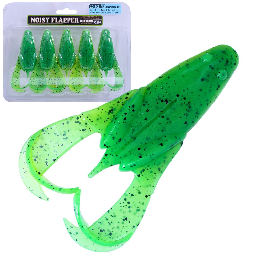 KEITECH Scented Soft Bait Frog Lure NOISY FLAPPER 3.5”