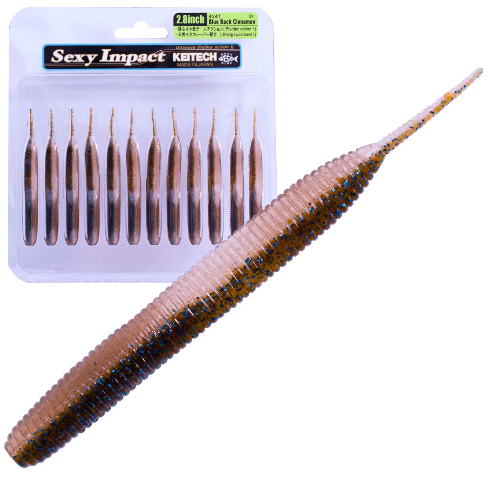 KEITECH Bass Fishing Scented Soft Bait Lure SEXY IMPACT 2.8” - Image 3