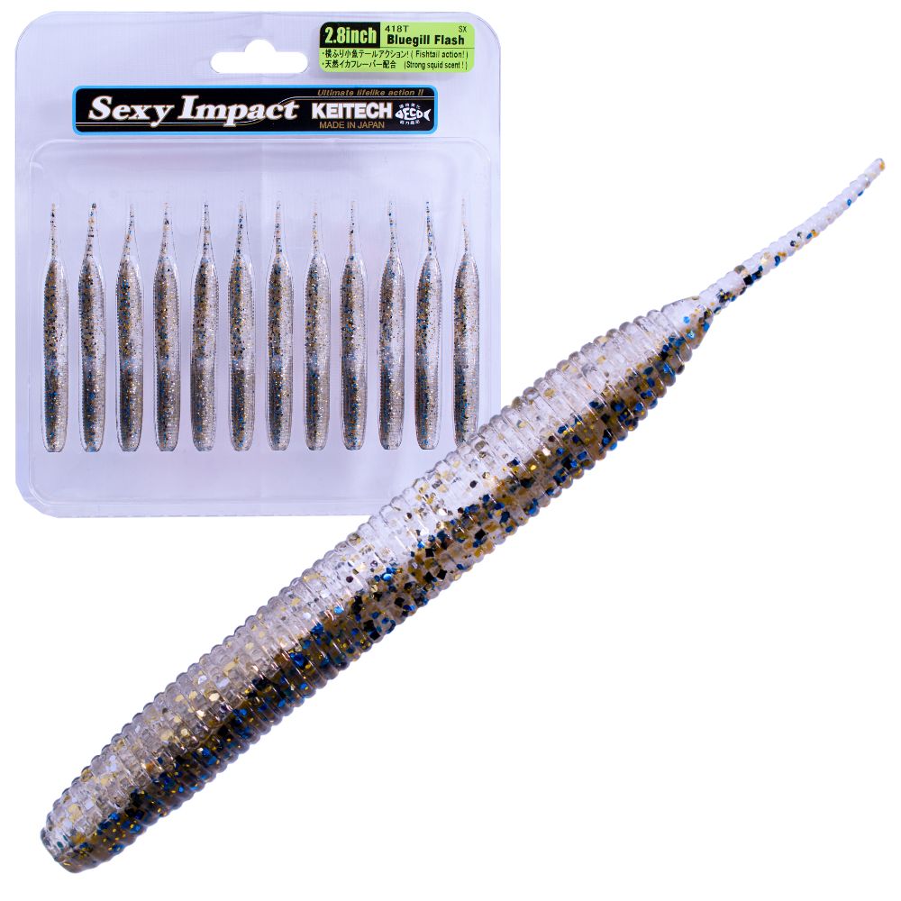 KEITECH Bass Fishing Scented Soft Bait Lure SEXY IMPACT 2.8” - Image 4