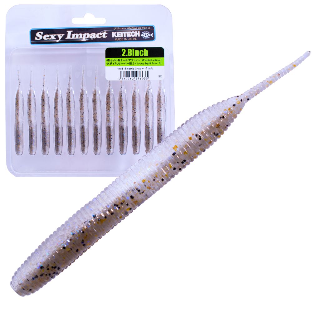 KEITECH Bass Fishing Scented Soft Bait Lure SEXY IMPACT 2.8” - Image 6