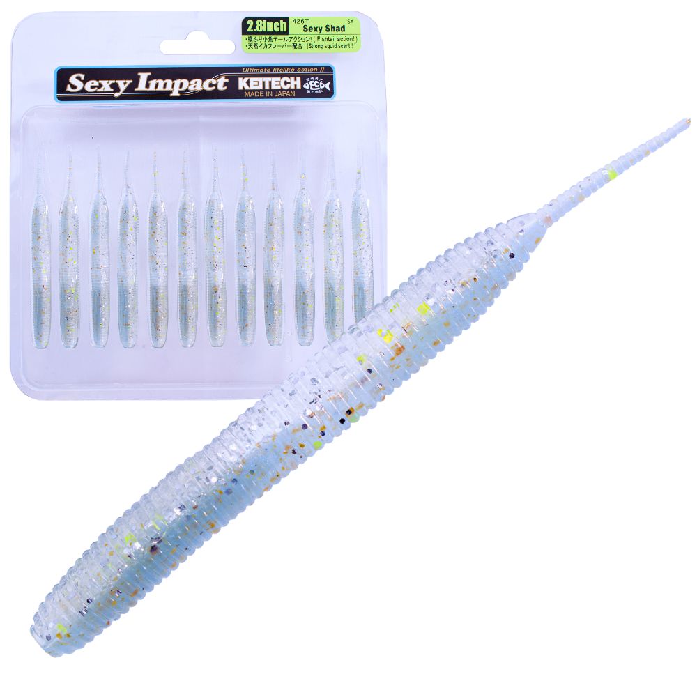 KEITECH Bass Fishing Scented Soft Bait Lure SEXY IMPACT 2.8” - Image 7
