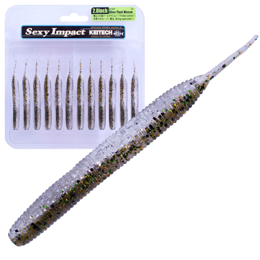 KEITECH Bass Fishing Scented Soft Bait Lure SEXY IMPACT 2.8” - Image 8