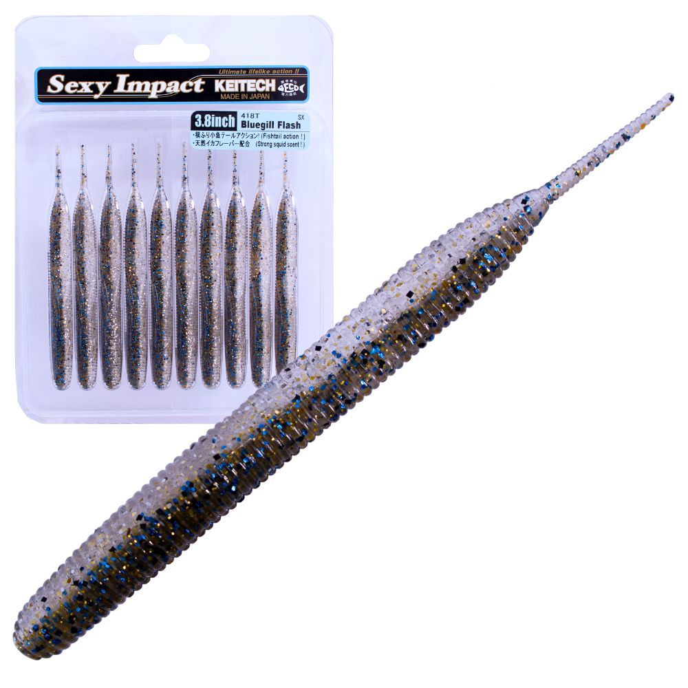 KEITECH Bass Fishing Scented Soft Bait Lure SEXY IMPACT 3.8” - Image 4