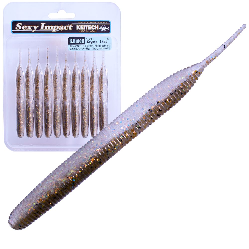KEITECH Bass Fishing Scented Soft Bait Lure SEXY IMPACT 3.8” - Image 5