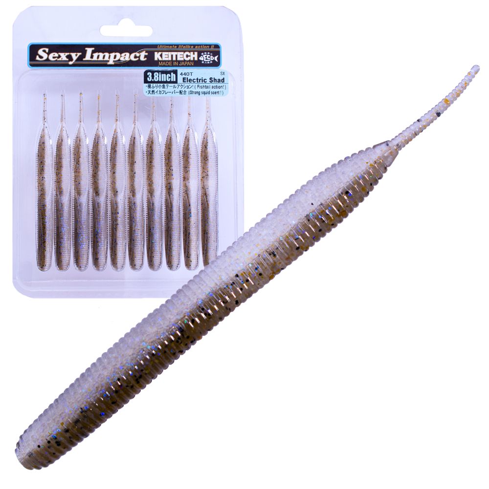 KEITECH Bass Fishing Scented Soft Bait Lure SEXY IMPACT 3.8” - Image 6