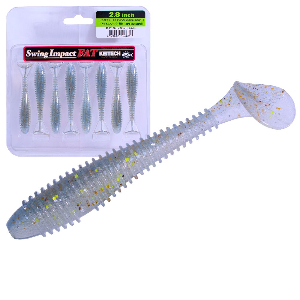 KEITECH Scented Soft Swimbait Lure Swing Impact FAT 2.8” - Image 8