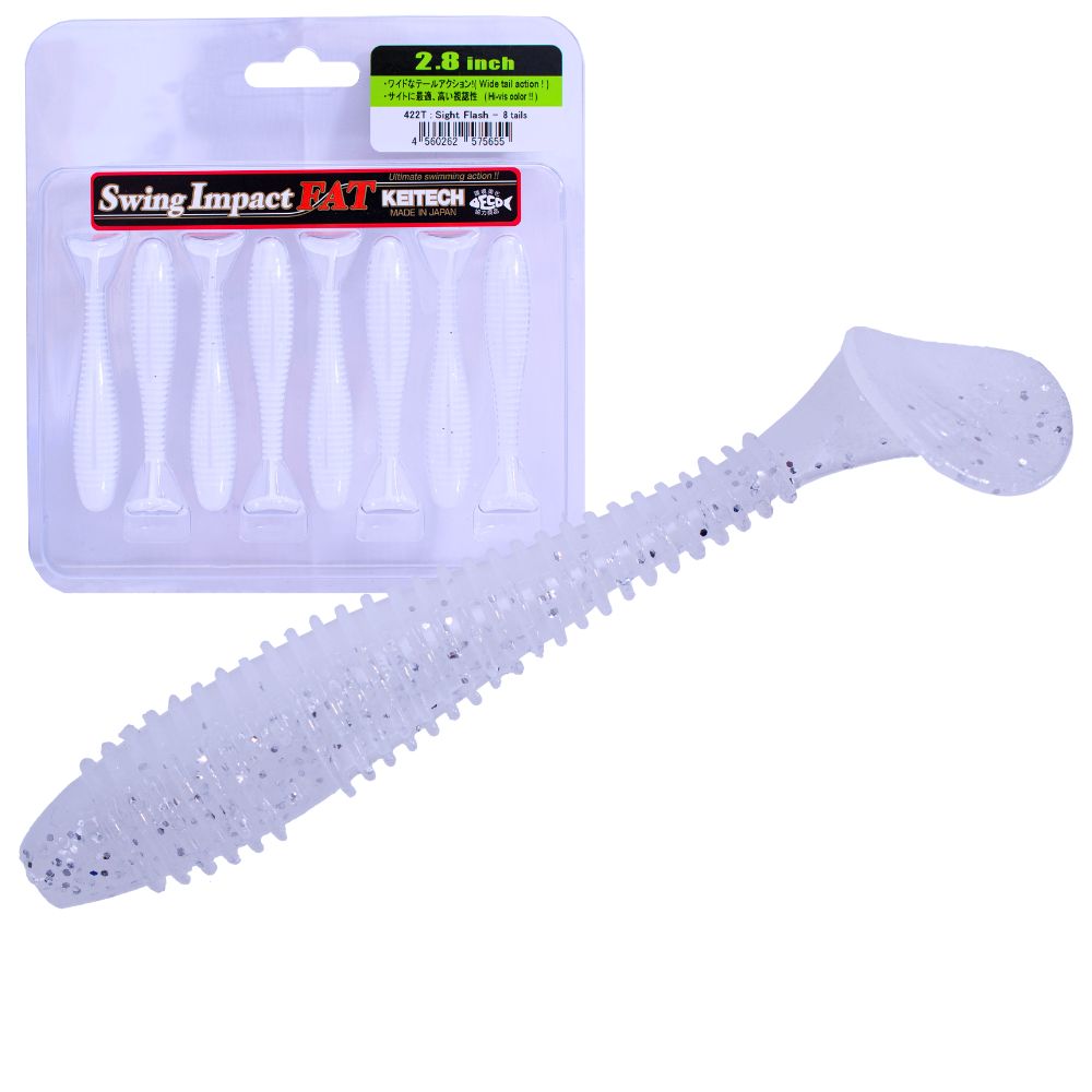 KEITECH Scented Soft Swimbait Lure Swing Impact FAT 2.8” - Image 6