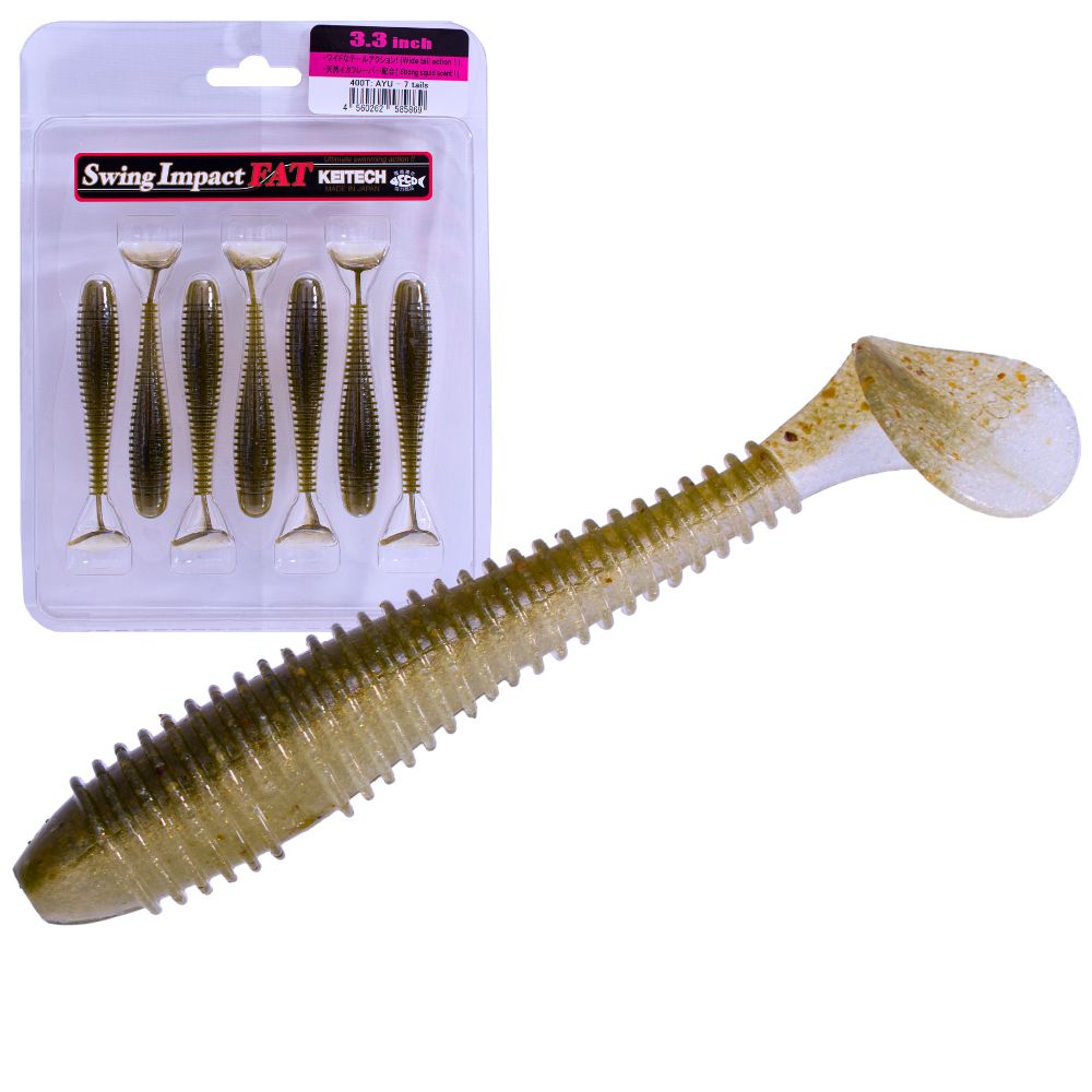 KEITECH Scented Soft Swimbait Lure Swing Impact FAT 3.3” - Image 4