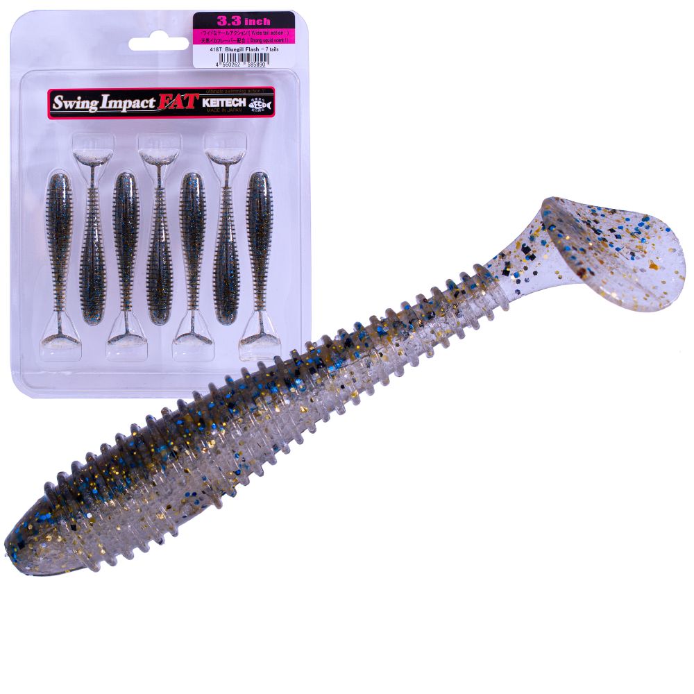KEITECH Scented Soft Swimbait Lure Swing Impact FAT 3.3” - Image 6