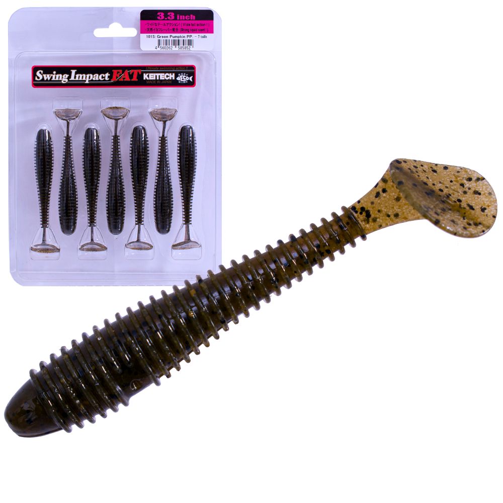 KEITECH Scented Soft Swimbait Lure Swing Impact FAT 3.3” - Image 5