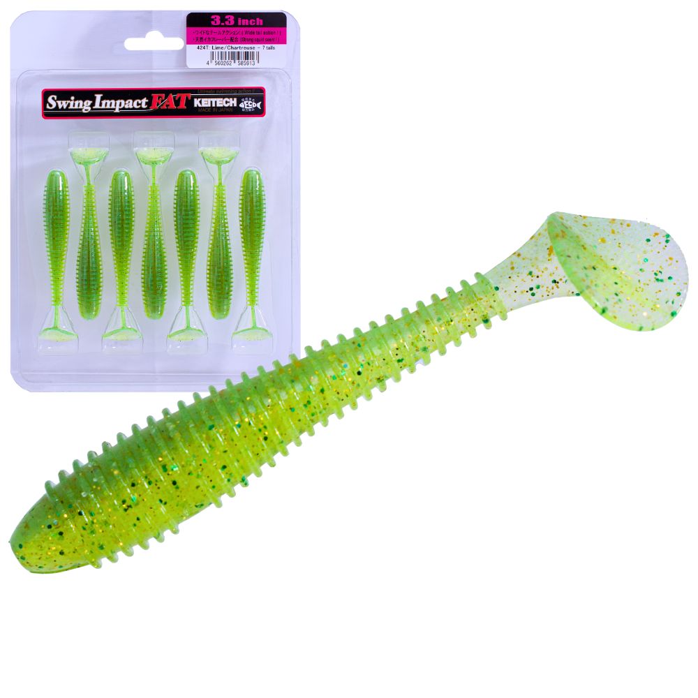 KEITECH Scented Soft Swimbait Lure Swing Impact FAT 3.3” - Image 8