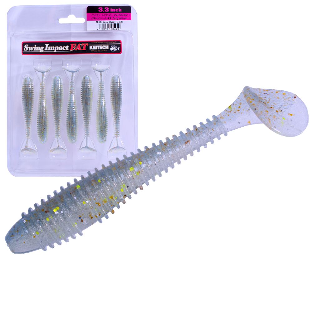 KEITECH Scented Soft Swimbait Lure Swing Impact FAT 3.3” - Image 9