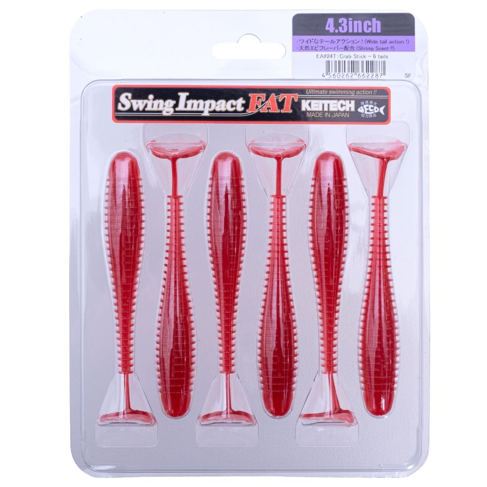 KEITECH Scented Soft Swimbait Lure Swing Impact FAT 4.3” - Image 9