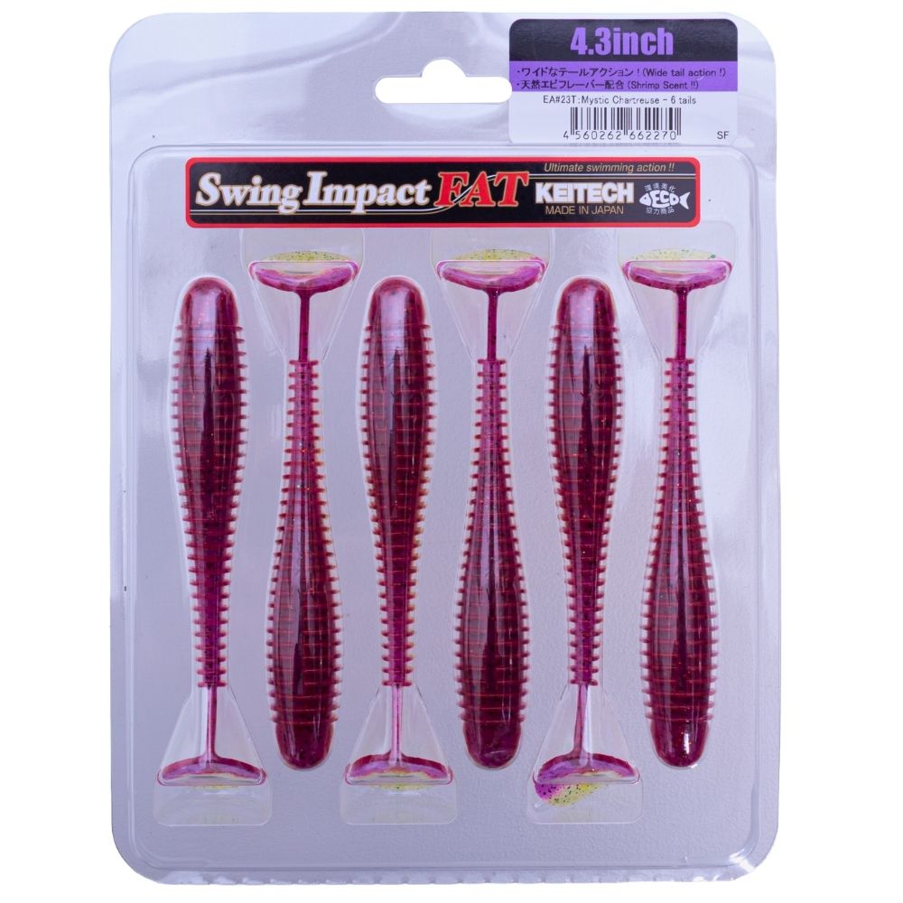 KEITECH Scented Soft Swimbait Lure Swing Impact FAT 4.3” - Image 10
