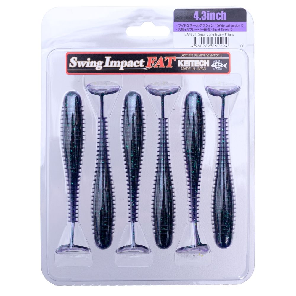 KEITECH Scented Soft Swimbait Lure Swing Impact FAT 4.3” - Image 11