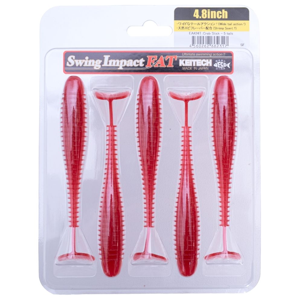 KEITECH Scented Soft Swimbait Lure Swing Impact FAT 4.8” - Image 11