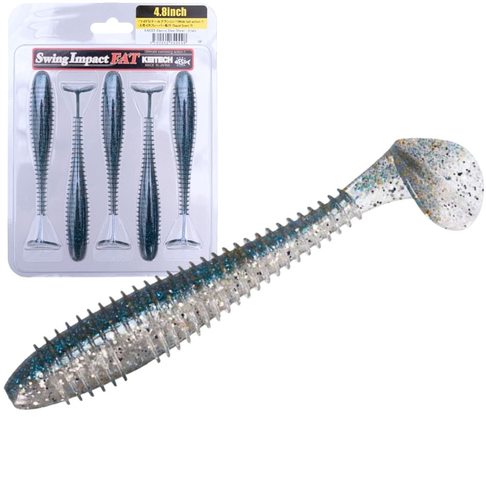 KEITECH Scented Soft Swimbait Lure Swing Impact FAT 4.8” - Image 12