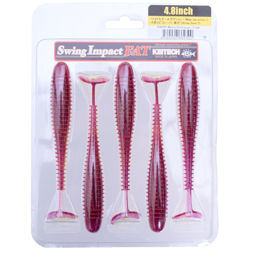 KEITECH Scented Soft Swimbait Lure Swing Impact FAT 4.8” - Image 13