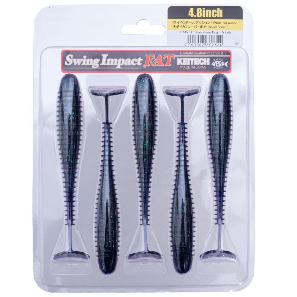 KEITECH Scented Soft Swimbait Lure Swing Impact FAT 4.8” - Image 14