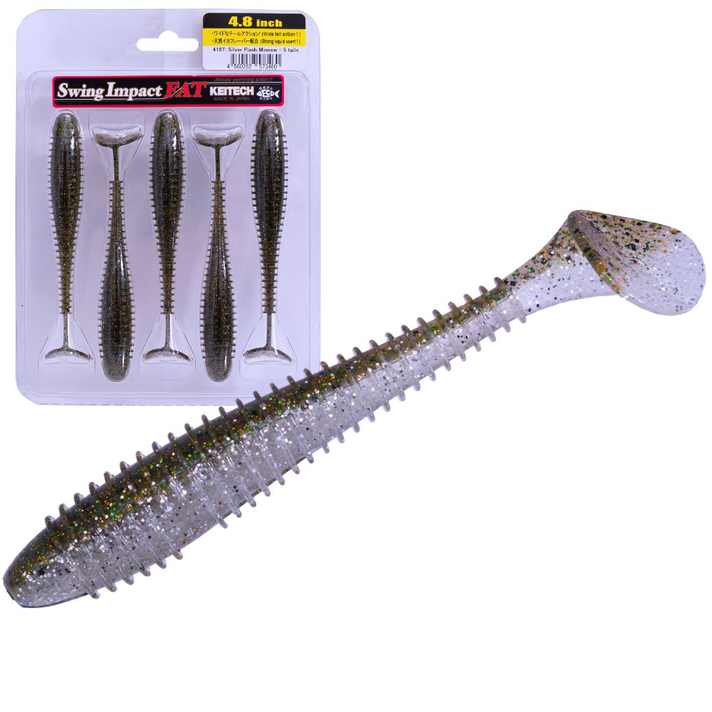 KEITECH Scented Soft Swimbait Lure Swing Impact FAT 4.8” - Image 5