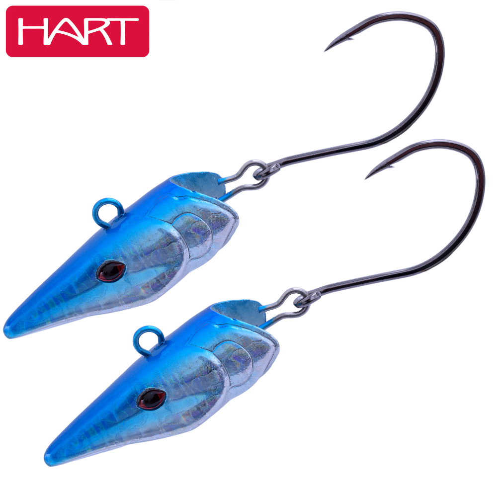 HART Gummy Jig Head With Swinging Hook LA FURIE 65g/2pcs