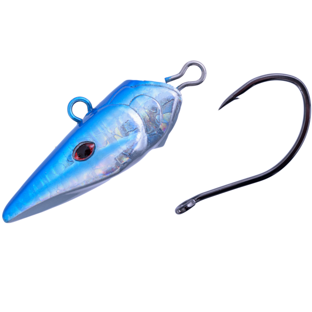 HART Gummy Jig Head With Swinging Hook LA FURIE 65g/2pcs - Image 3