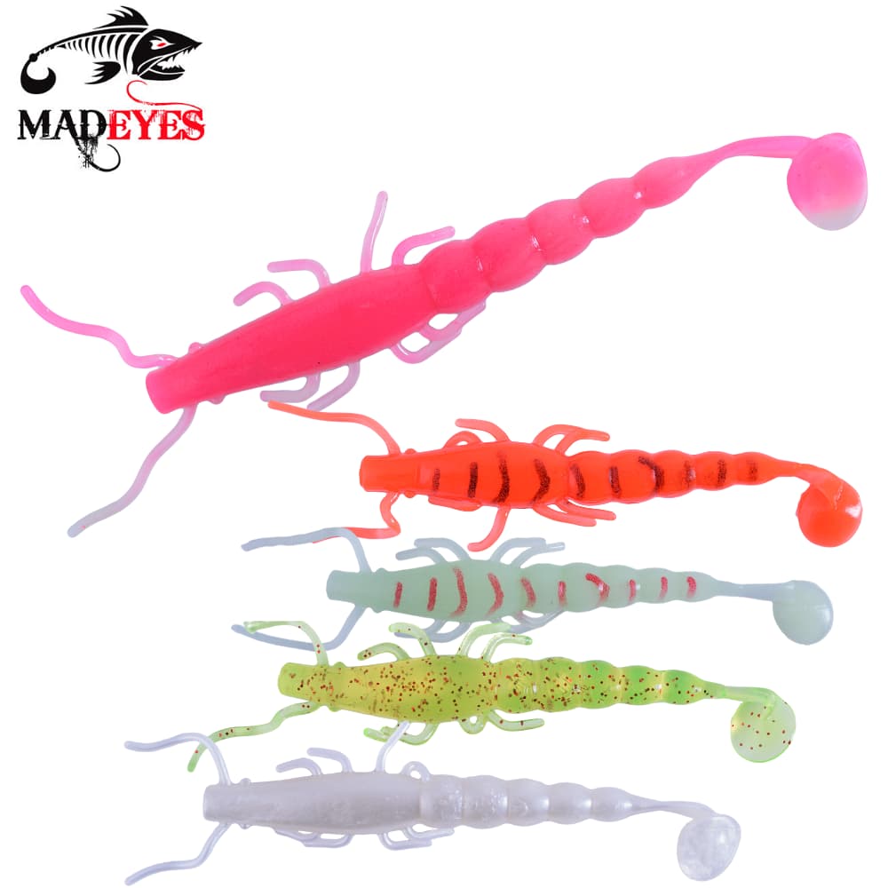 HALCO MadEye Squid Scented RST Soft Lure PADDLE PRAWN 5”
