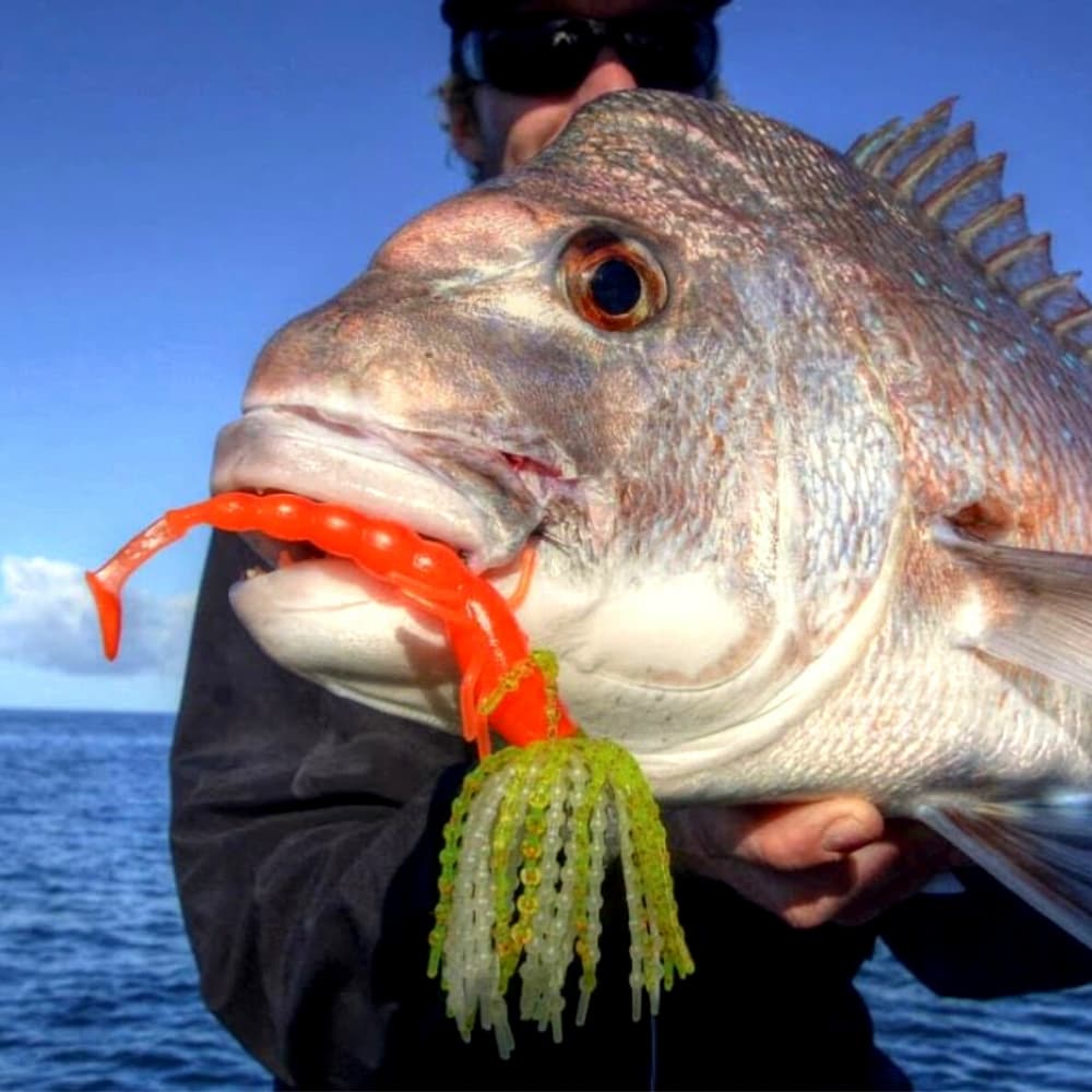 HALCO MadEye Squid Scented RST Soft Lure PADDLE PRAWN 5” - Image 2