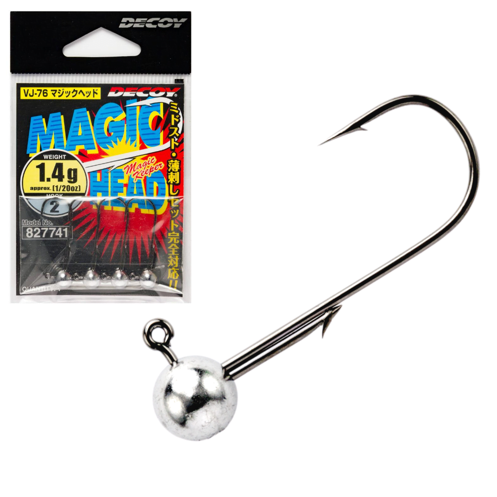 DECOY Fishing Round Jighead MAGIC HEAD VJ-76