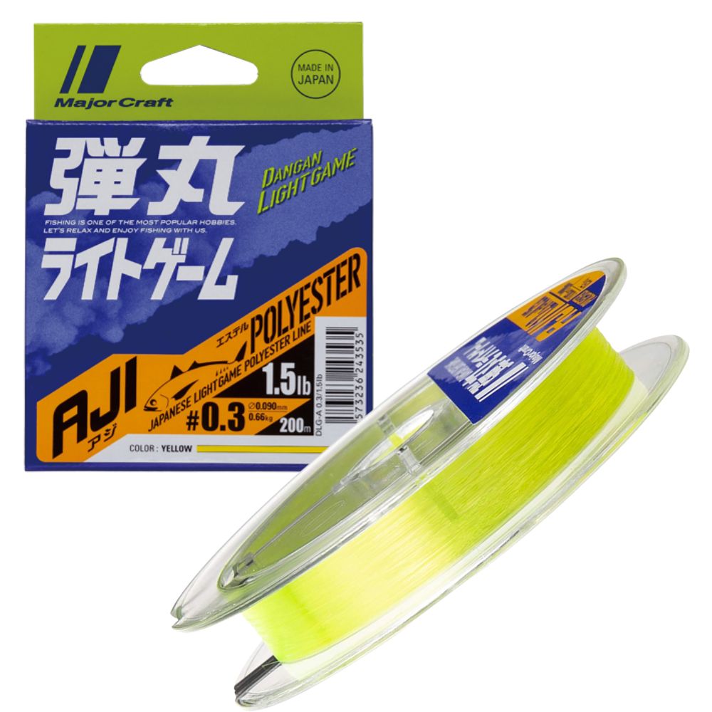 MAJOR CRAFT Light Game Polyester Line DANGAN AJI 200m